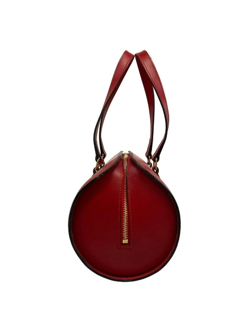 Louis Vuitton Handbag Epi Soufflot Castilian Red Leather